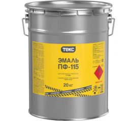 Эмаль Текс стройтекс ПФ-115 голубая 20 кг 53334 