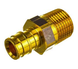 Штуцер с наружной резьбой UPONOR Q&E 16-R1/2НР 100Ф UP 1023003:407 