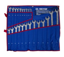 Набор комбинированных удлиненных ключей KING TONY 24 предмета 12B4MRN 