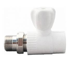 Прямой кран для радиатора РОСТерм ПП 20х1/2 НР 