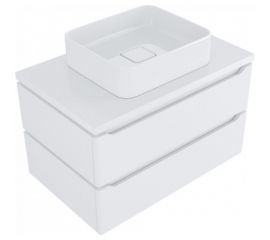 Тумба для ванной MIXLINE ""ВИКТОРИЯ-80"" Софт белый, под умывальник Джой-46/ум.Триумф-56/Ringo-53 ПВХ 547205 