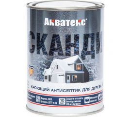 Кроющий антисептик для древесины Рогнеда Акватекст Сканди (топленое молоко; 0.75 л) 202906 