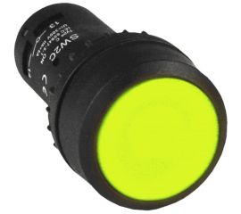 Кнопка с фиксацией EKF SW2C-11 PROxima желтая NO+NC SQsw2c-11f-y 