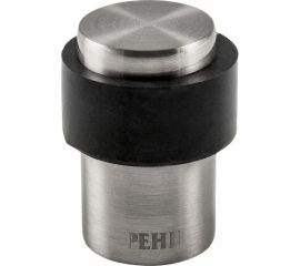 Дверной ограничитель RENZ РЕНЦ напольный, никель матовый - черный INDS 34 SN/Black 