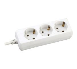 Бытовой удлинитель General Lighting Systems 3-местый, пластик 10А GES-10-3x075-3-5m 470020 