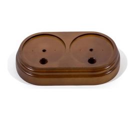 Подложка Interior Electric 2-ая с посадочным местом серия Арбат, темный дуб, массив ПД2012 