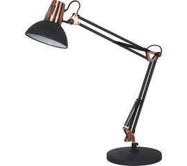 Настольный светильник Camelion KD-431A С62 черный + медь Berlin 40Вт металл 13086 