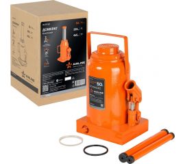 Бутылочный домкрат Airline 50 т, MIN - 285 мм, MAX - 465 мм AJ-B-50 