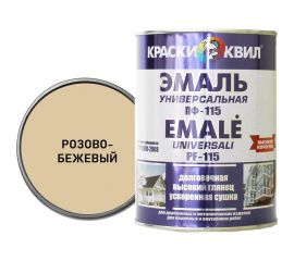 Эмаль Краски квил ПФ-115 Универсальная, розово-бежевая, банка 0,9 кг 4607023393865 