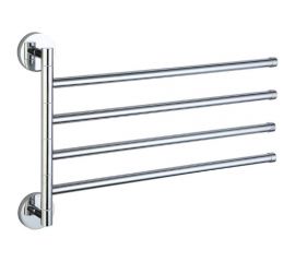 Поворотный держатель для полотенец Savol четверной, хром S-008704 23245 