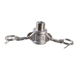 Камлок тип B (розетка; наружная резьба BSP; 12 мм-1/2""; нержавеющая сталь) TITAN LOCK TL50BSS 