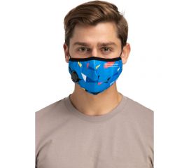 Полумаска RINIDI Silver Nano Грани Артемия Лебедева, 4-х слойная FPP-15 Грани-Nano 