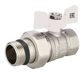 Шаровой кран IVANCI Stable с разъемным соединением и стопорным кольцом, внутр.-наруж. рез.3/4 IVC.101227.N.24 