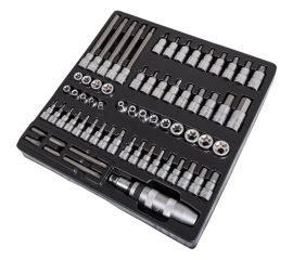 Набор торцевых головок Hans со вставками 62 предмета E-STAR TT-59 