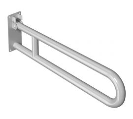 Откидной поручень для унитаза PALITRA TECHNOLOGY с фиксатором, 840x190x142 мм, без бумагодержателя 82019-6-N 