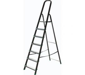 Стальная стремянка с алюминиевой ступенью SMARTY Combi 7 ступеней SN023-07 