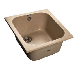 Мраморная мойка GRANFEST STANDART 1-чаша 430*500 мм песочный GF-S--430 