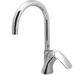 Смеситель для кухни ESKO Tokyo латунный, с высоким поворотным изливом 360 градусов, хром, Чехия TK519 