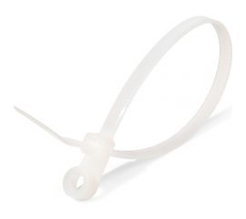 Нейлоновые стяжки FORTISFLEX КСО 4x110 белый, 100 шт. 80528 