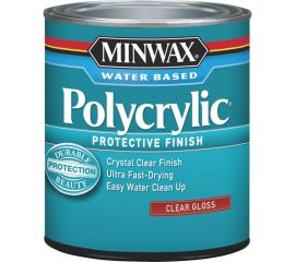 Защитное финишное покрытие Minwax Polycrylic Глянцевый 237 мл 25555 