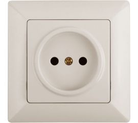 Розетка Intro 420102 2P, 16��, 250В, СУ, Solo, слоновая кость Б0043306 