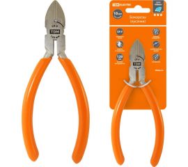 Бокорезы-кусачки, с однокомпонентными рукоятками TDM CR-V сталь, 120 мм, серия ""Алмаз"" SQ1012-0201 