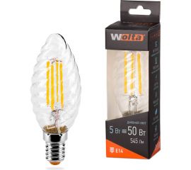 Лампа Wolta СВЕЧА LED FILAMENT, 4000К, 25SCTFT5E14 