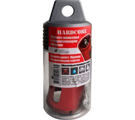 Коронка алмазная по керамограниту и мрамору с направляющим сверлом 38 мм Hardcore 154038 