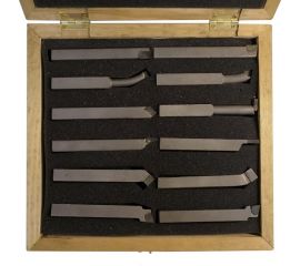 Набор токарных резцов AURA TOOLS 12 шт, 12х12 ВК8 30001212 