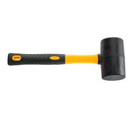 Молоток HARDY резиновый, 65мм, ручка 2K, черный 2028-920065 