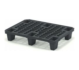 Пластиковый паллет на ножках Пластик Система легкий черный 02.116.99 
