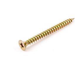 Универсальный саморез Стройметиз 3,5х30 желтый цинк уп. 20 шт. европодвес 2140451 