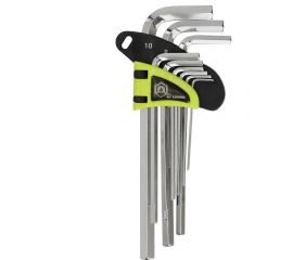 Набор длинных шестигранных ключей Armero A410/096 