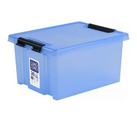 Контейнер с крышкой и клипсами Rox Box 36, серия HOME, прозрачно-голубой H36-00.06 