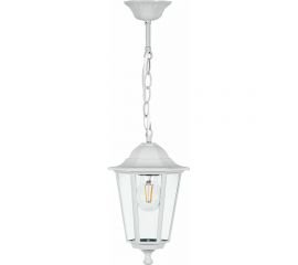 Садово-парковый светильник, шестигранный на цепочке 60W E27 230V, белый Feron 6105 11059 