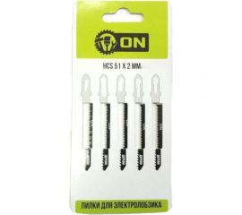 Пилки T-119В (5 шт; 51х2 мм; HCS) для электролобзика ON 15-04-011 