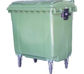 Мусорный контейнер Тара.ру полипропилен, 770 л, зелёный 21715 