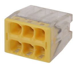 Компактная клемма СМК ЭРА NO-224-32 серии 206, 6 отверстий, 0,5-2,5 мм2 Б0043950 