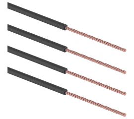 Набор автопроводов REXANT ПГВА Ассорти 0,50x5 м/0,75x5 м/1,50x3 м/2,50x2 м, черный 01-6553 