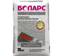 Декоративная штукатурка БОЛАРС Камешковая фракция 2 мм, 25 кг 00000006189 