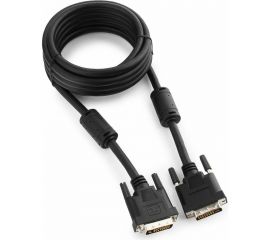 Кабель Cablexpert DVI-D dual link, 25M/25M, 3.0м, черный, экран, ферритовые кольца CC-DVI2-BK-10 