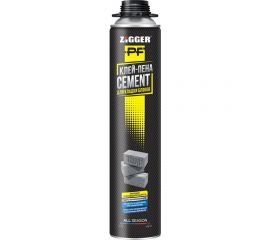 Клей-пена ZIGGER CEMENT ПРОФ (всесезонная; 850 мл; 950 гр) 11607326 