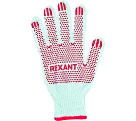 Перчатки с ПВХ-покрытием REXANT 10 класс, 5 нитей 09-0202-1 
