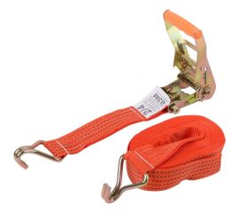 Ремень для крепления груза FIT храповый механизм 196 мм, лента 50 мм x 8 м, 2000/4000 кг 64921 