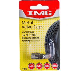 Набор декоративных колпачков, хромированные, 4 шт. IMG V210 