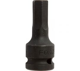 Ударная цельная головка-бита 6 гранная, 1/2"", 22 мм, 60 мм FORCE 24406022 