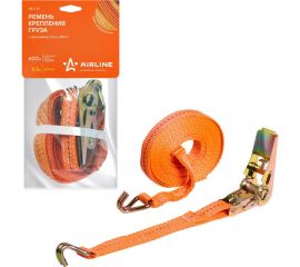 Ремень крепления груза с храповиком Airline 4.5 м, 600 кг AS-T-21 