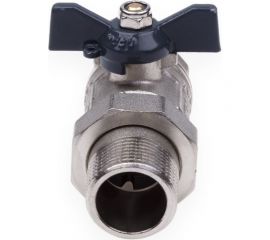 Шаровой кран со сгоном AQUALINK вн-нар 1/2 U B бабочка 1167 