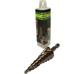 Сверло ступенчатое по металлу Extreme COBALT 4-12 мм, 5 ступеней РОСОМАХА 705001 