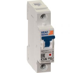 Автоматический модульный выключатель КЭАЗ OptiDin BM63-1C6-УХЛ3 260515 